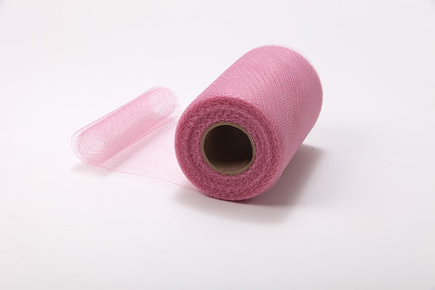 Dusty Rose Pink Nylon Netting Fabric