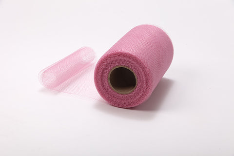 Dusty Rose Pink Nylon Netting Fabric