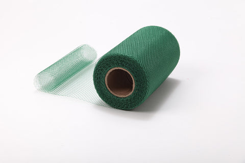 Emerald Green Nylon Netting Fabric