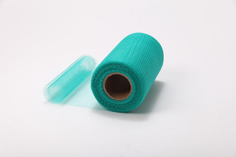 Teal Nylon Netting Fabric