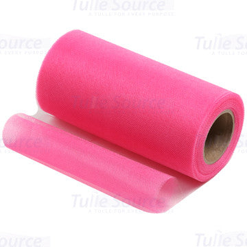 American Beauty Pink Tulle Shimmer Fabric