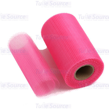 American Beauty Pink Nylon Netting Fabric