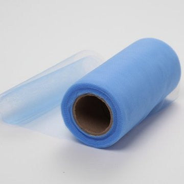 French Blue Tulle Fabric