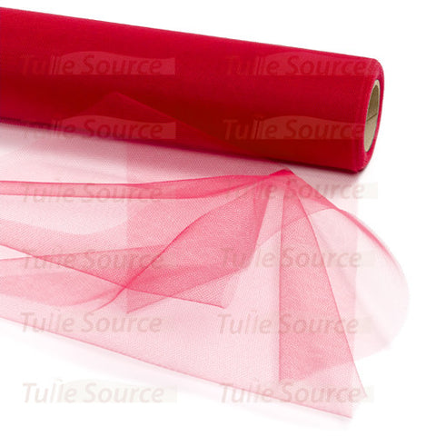 Red Tulle Fabric