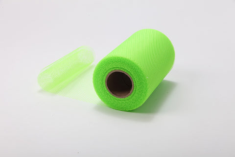 Citrus Green Nylon Netting Fabric