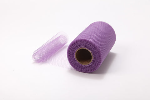 Grape Purple Nylon Netting Fabric