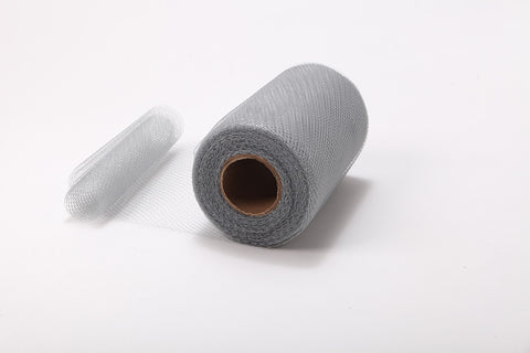 Gray Nylon Netting Fabric