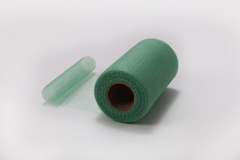 Sage Green Nylon Netting Fabric