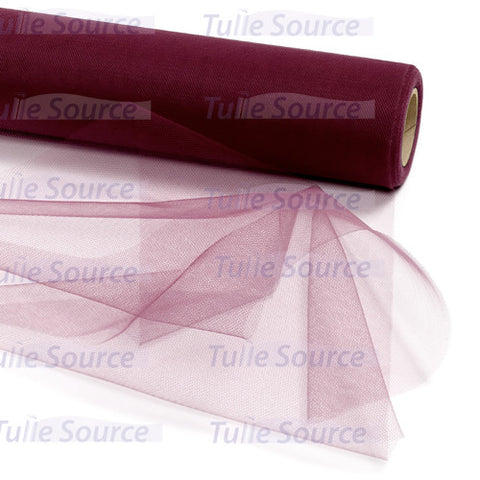 Wine (Burgundy) Tulle Fabric