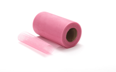 Dusty Rose Pink Petticoat Netting Fabric