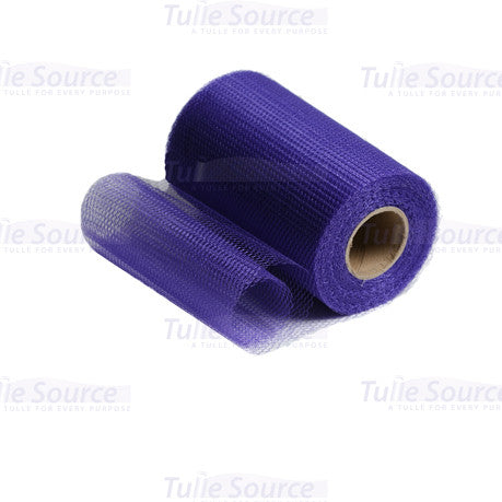 Deep Purple Nylon Netting Fabric