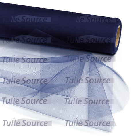 Navy Blue Tulle Fabric
