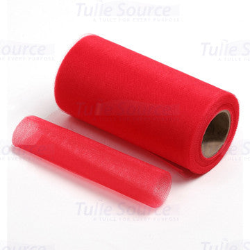 Red Shimmer Tulle